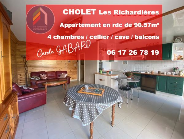 Vente Appartement 97m² 5 Pièces à Cholet (49300) - Ma Compagnie Immobilière