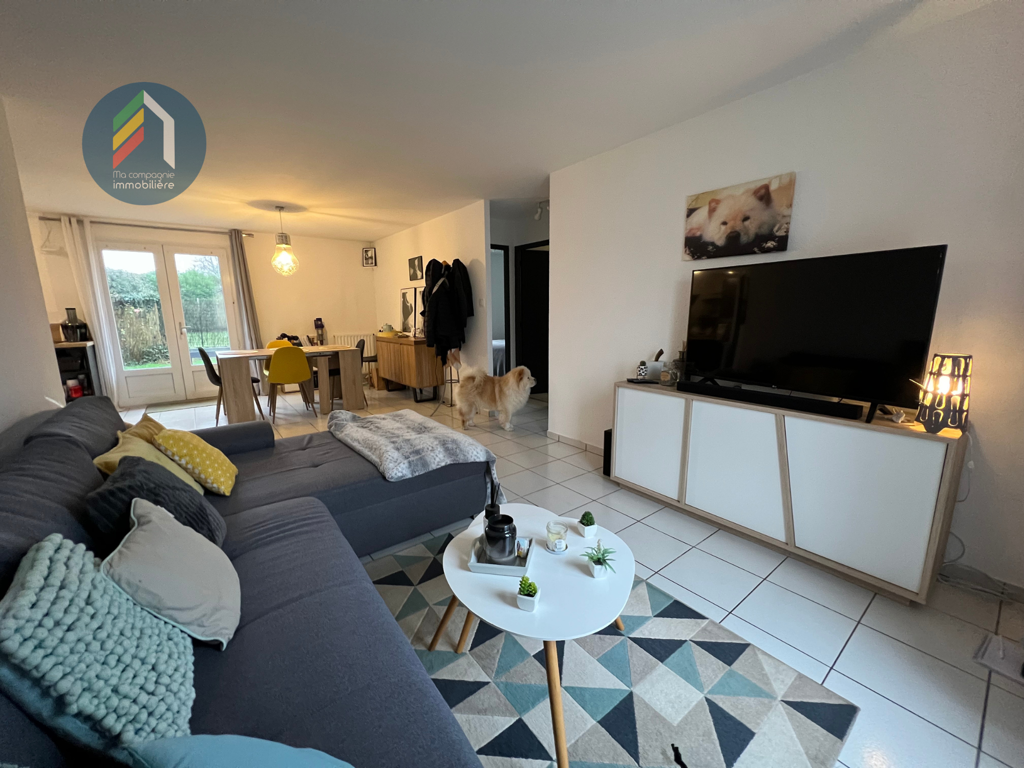 Maison plain-pied, 2 chambres, garage, terrain