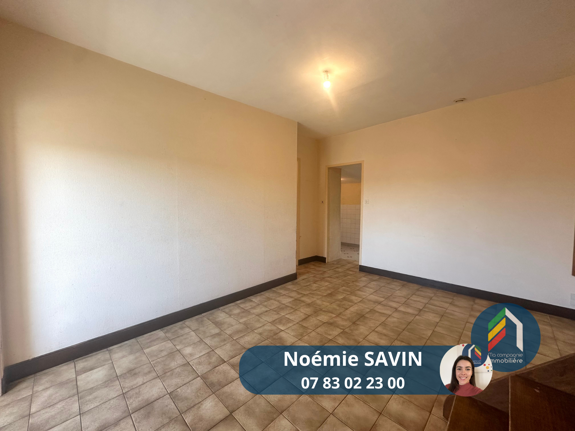 Maison 3 pièces avec  cave, terrasse, parking
