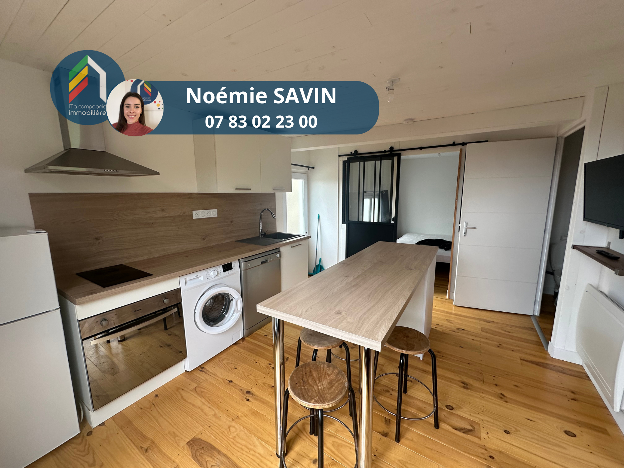 T2 meublé 28 m2 avec terrasse