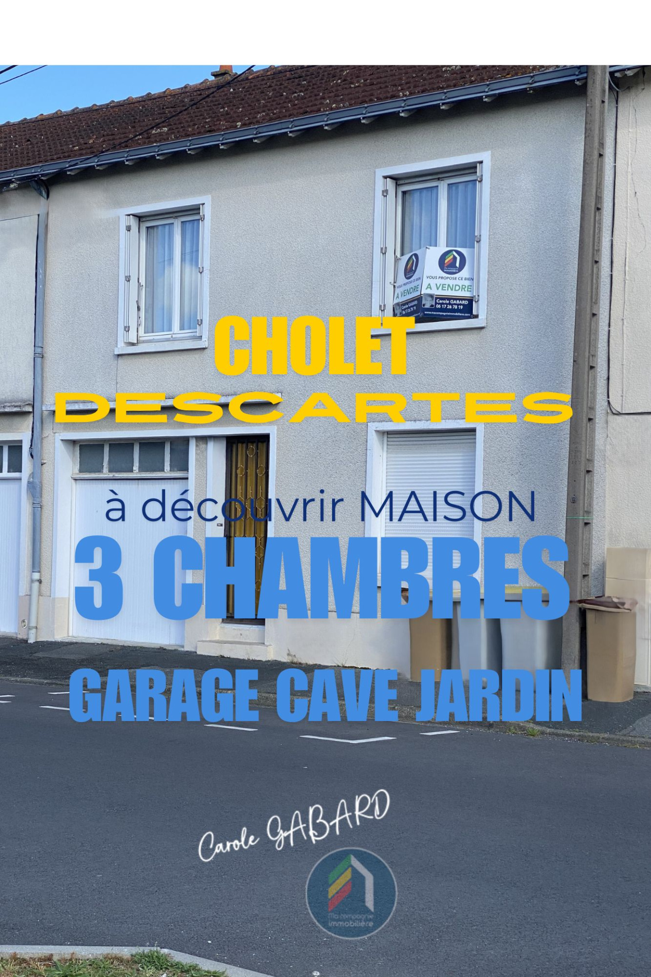 CHOLET - Quartier Libération / Descartes - Maison 3 CHAMBRE