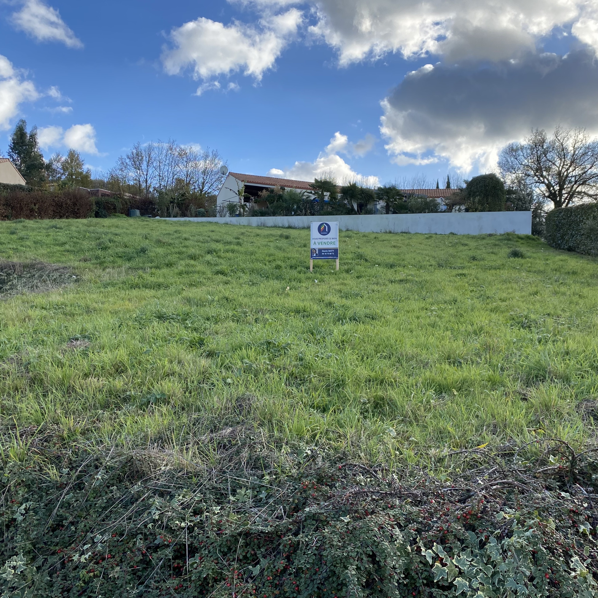 A vendre Terrain Viabilisé parcelle de 1000 m2 A cheffois