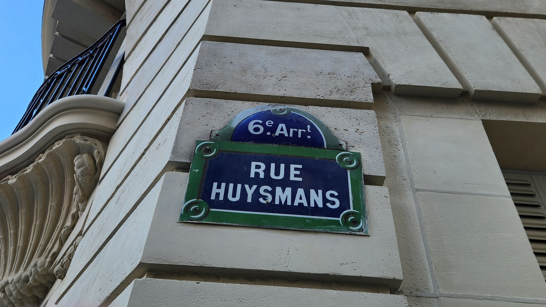 Paris 6e   Rue Huysmans