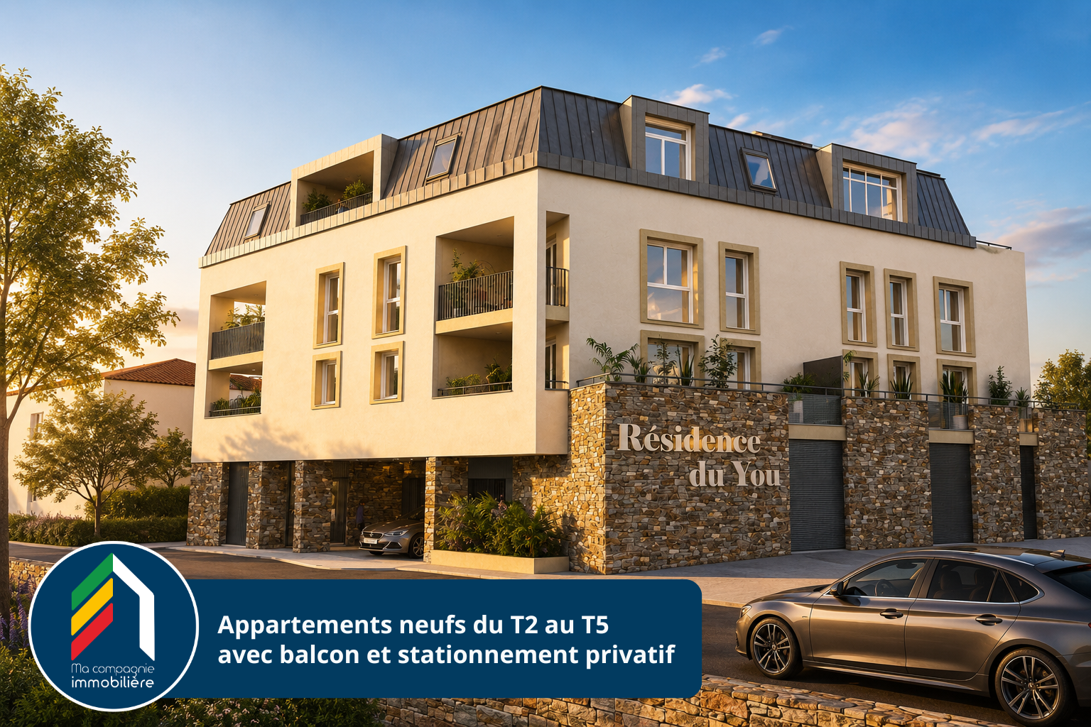 Appartements neufs du T2 au T5 en centre-ville des HERBIERS