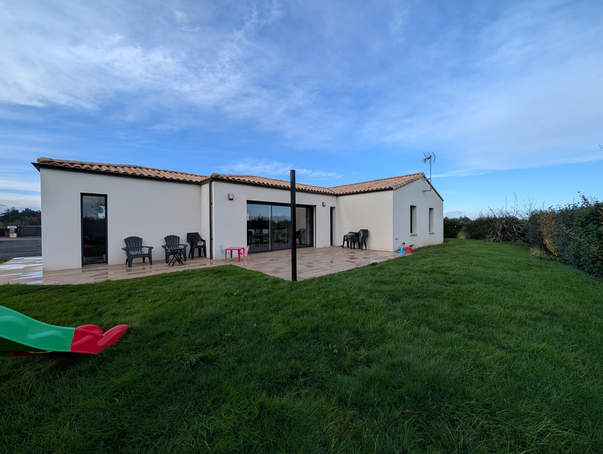 Plain pied 3 chambres sur une parcelle de 900m2