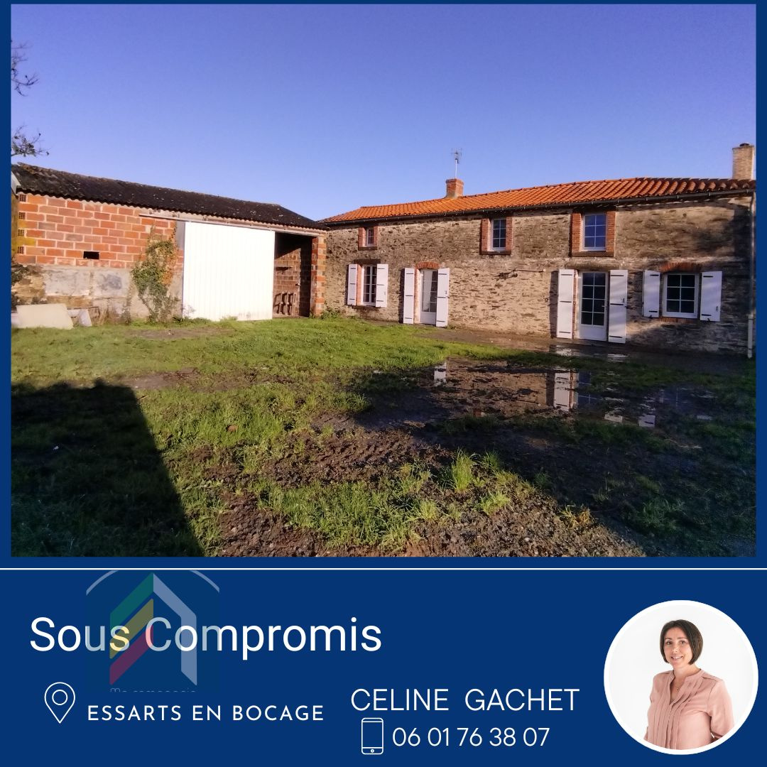 Maison en pierre avec grande dépendance et terrain