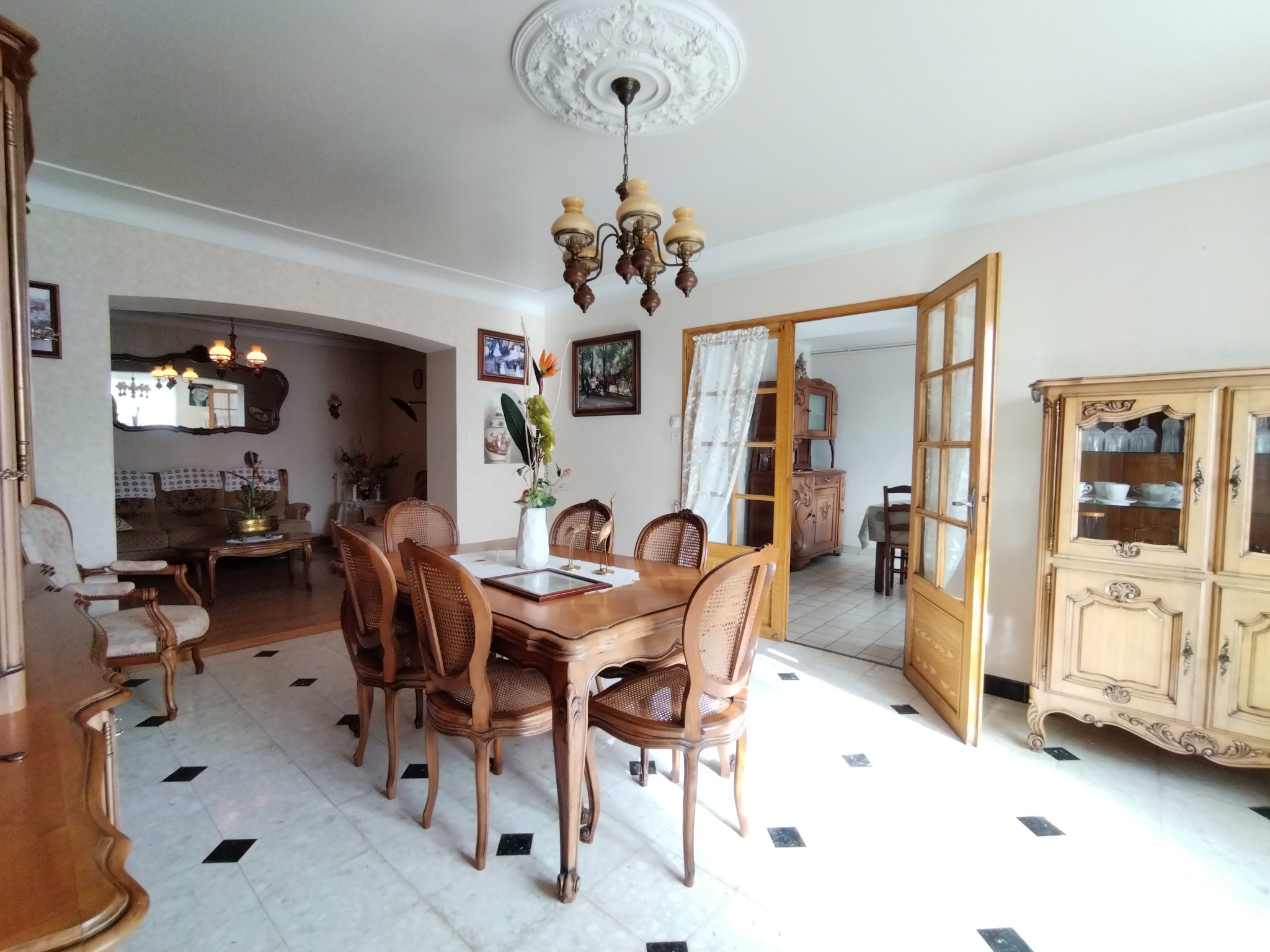 Maison familiale avec dépendances et terrain