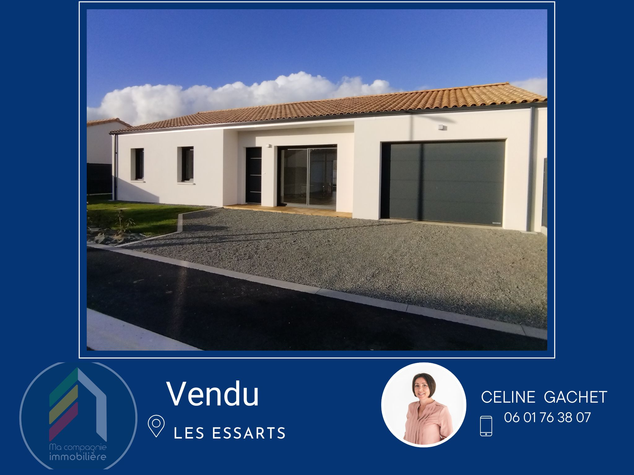 Construction neuve, disponible de suite, 3 chambres, PMR aux