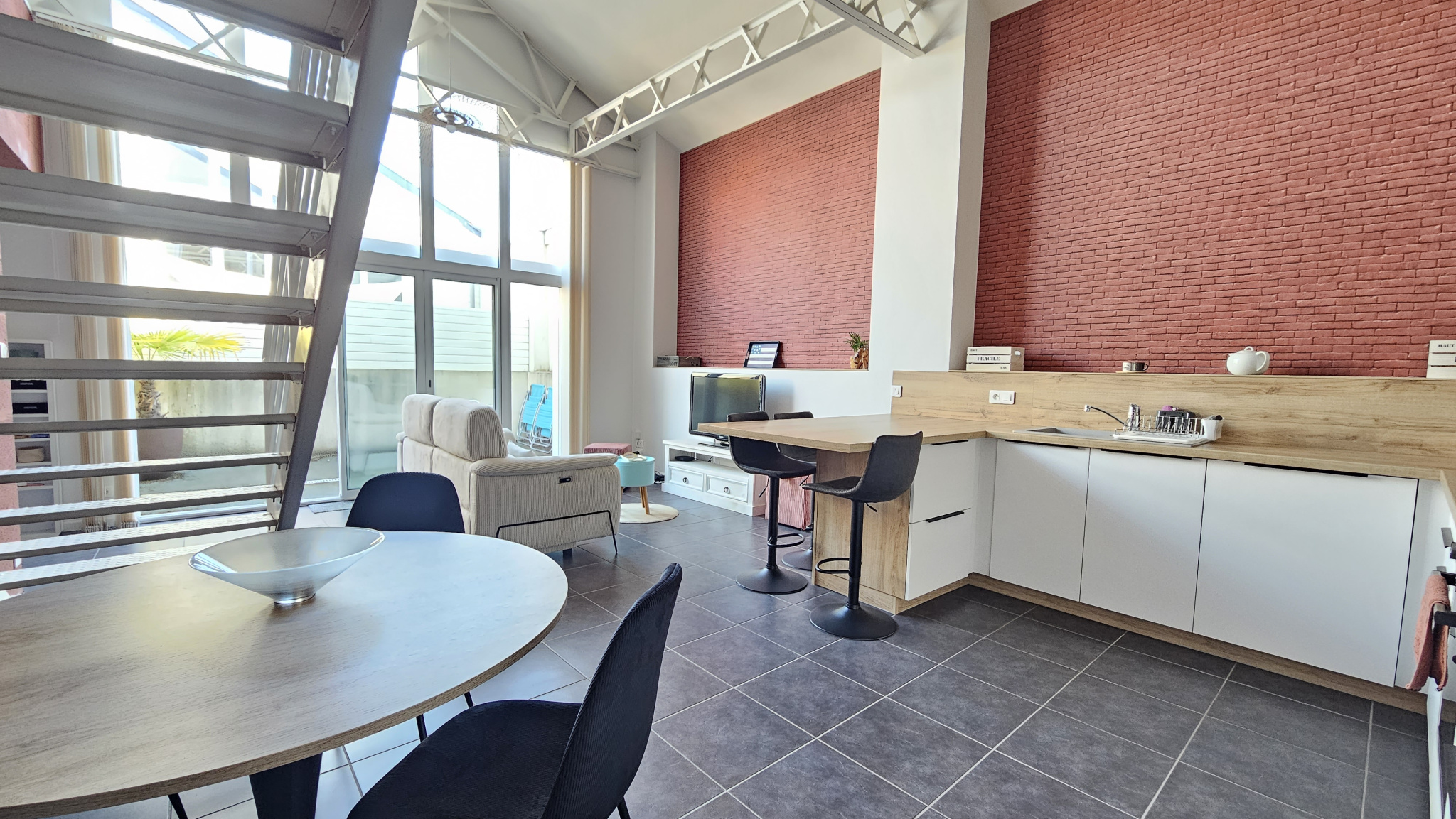 Maison esprit loft aux Herbiers à deux pas du coeur de ville