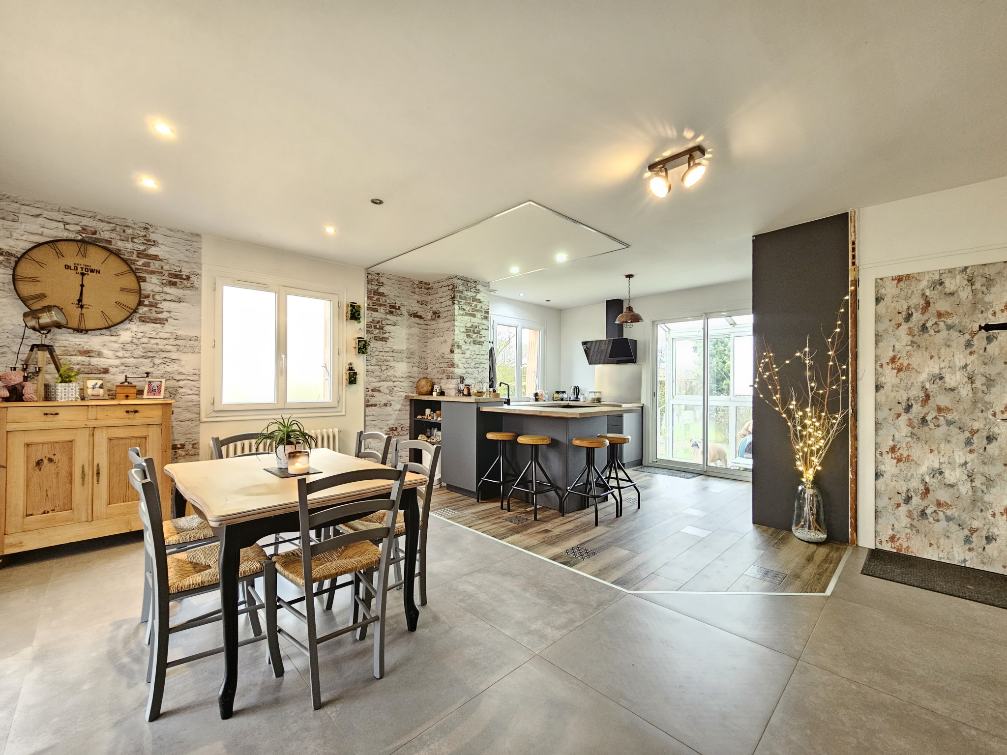Maison 3 chambres et son appartement T2 indépendant